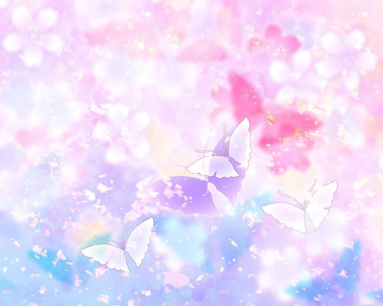 Blue And Pink Butterfly Wallpapers