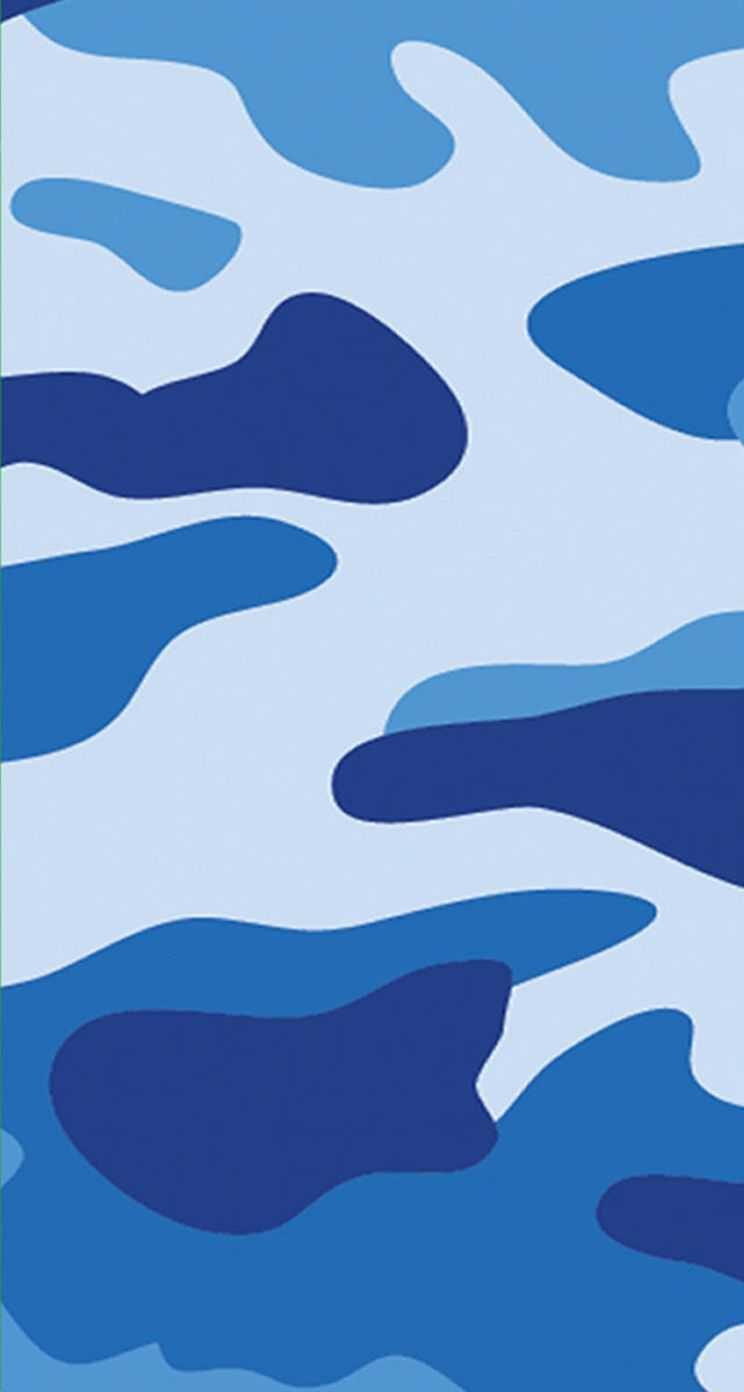 Blue Camo Supreme Wallpapers