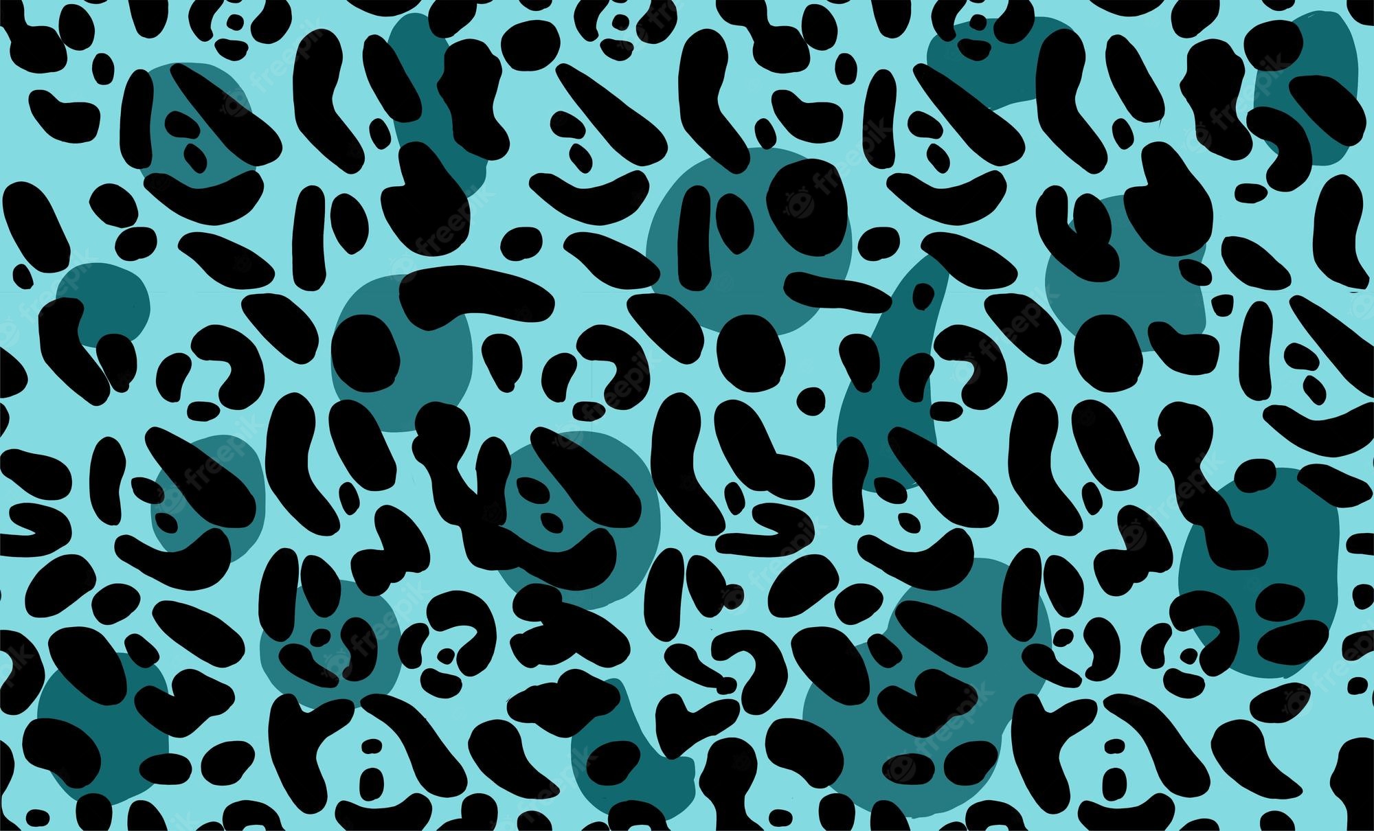 Blue Cheetah Print Wallpapers