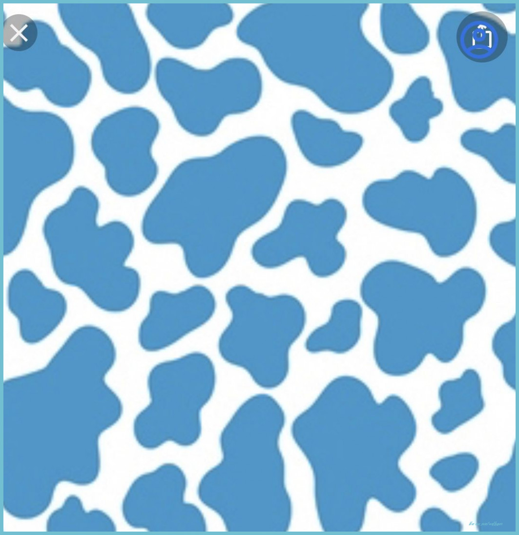 Blue Cow Print Wallpapers