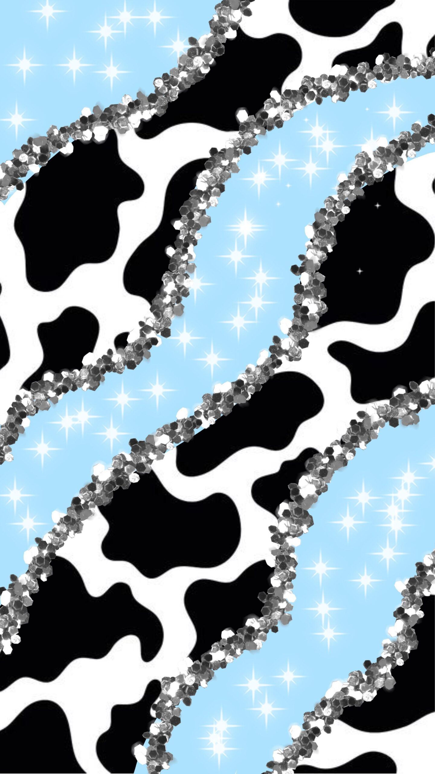 Blue Cow Print Wallpapers