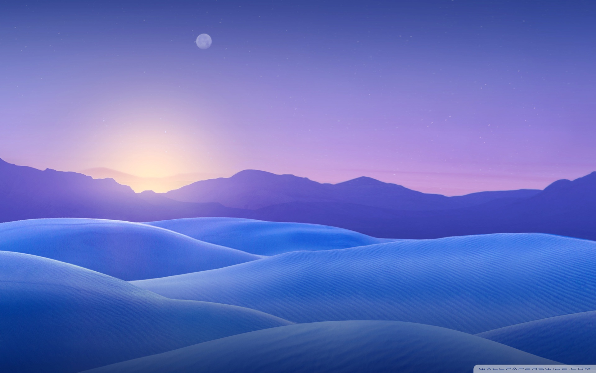 Blue Desert Wallpapers