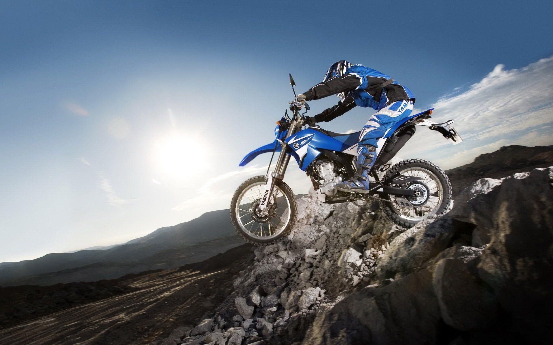 Blue Dirt Bike Wallpapers