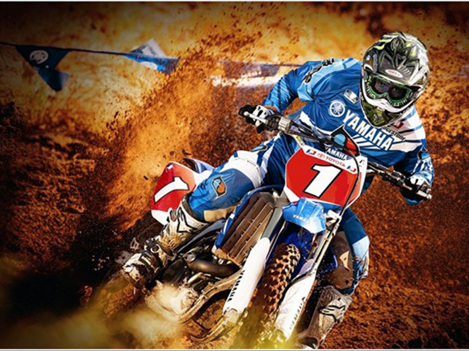 Blue Dirt Bike Wallpapers