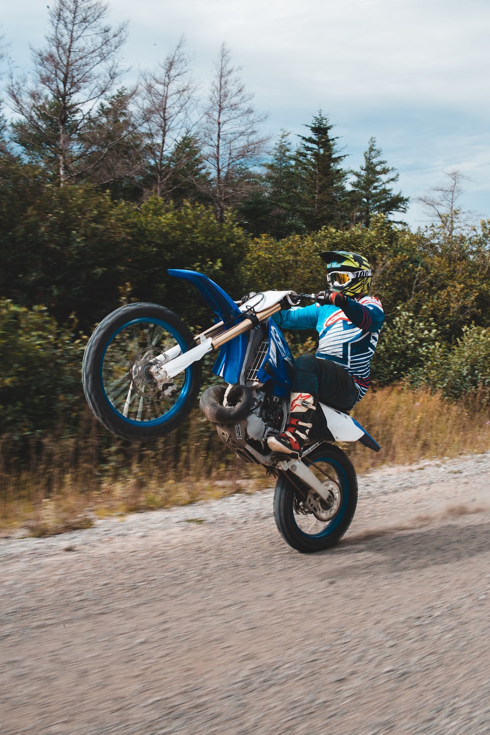 Blue Dirt Bike Wallpapers