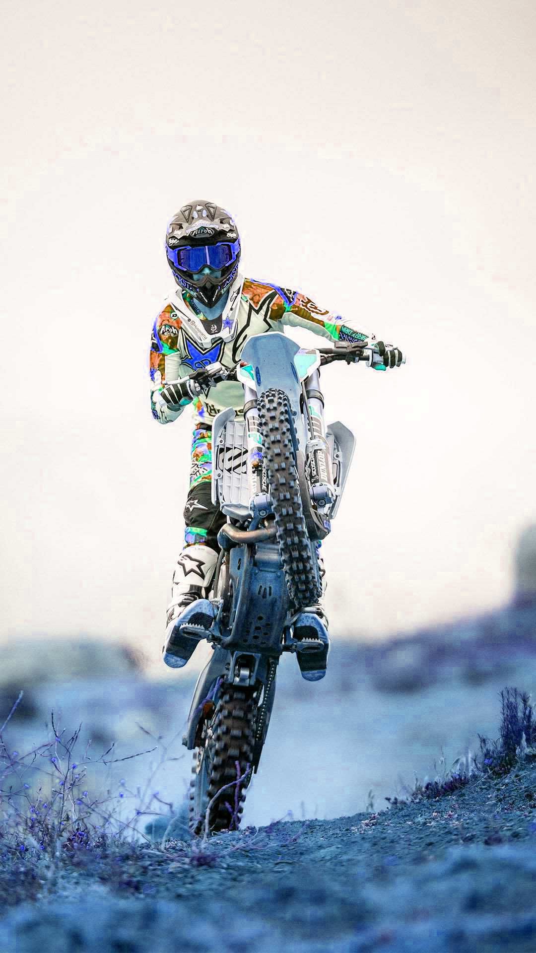 Blue Dirt Bike Wallpapers