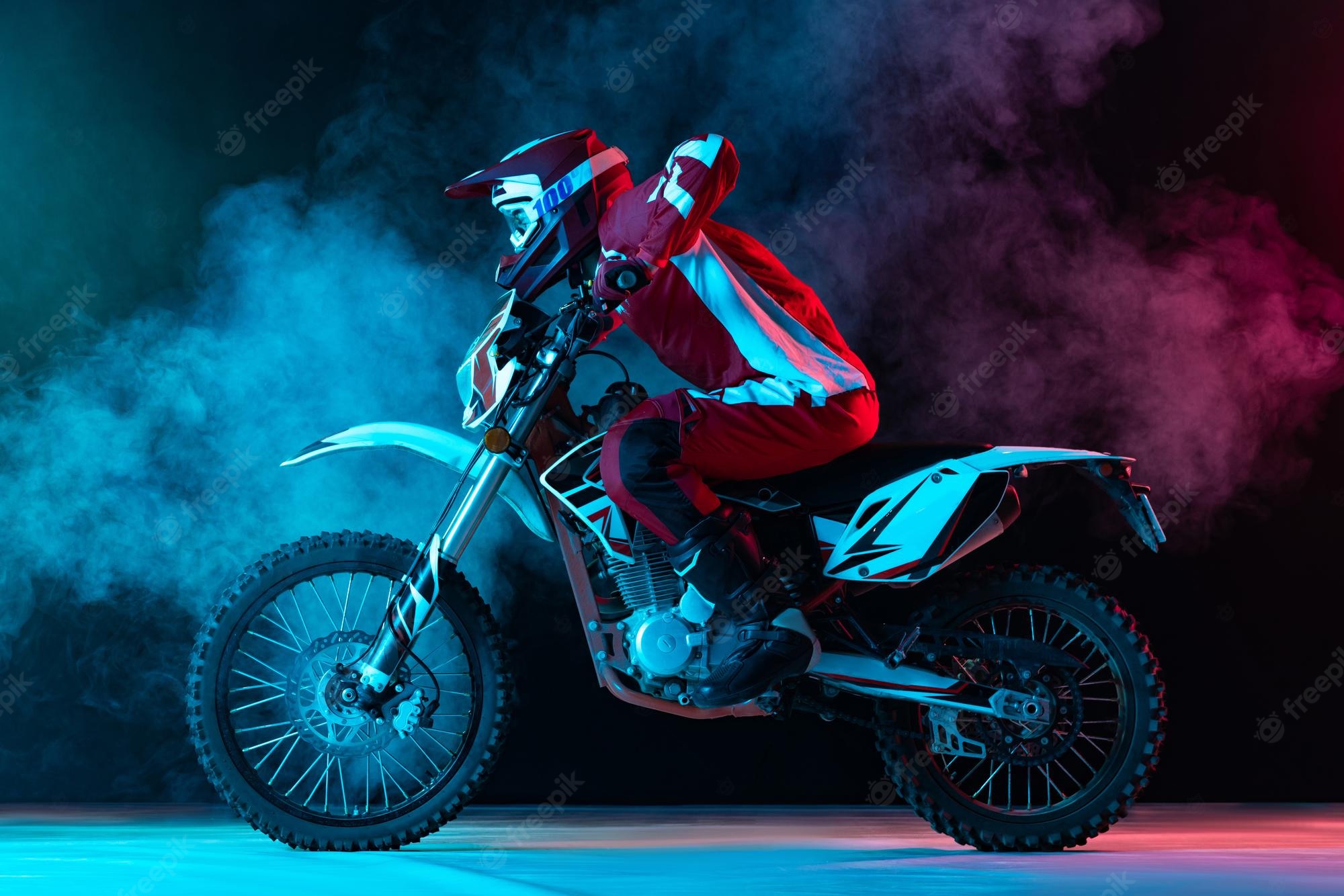 Blue Dirt Bike Wallpapers