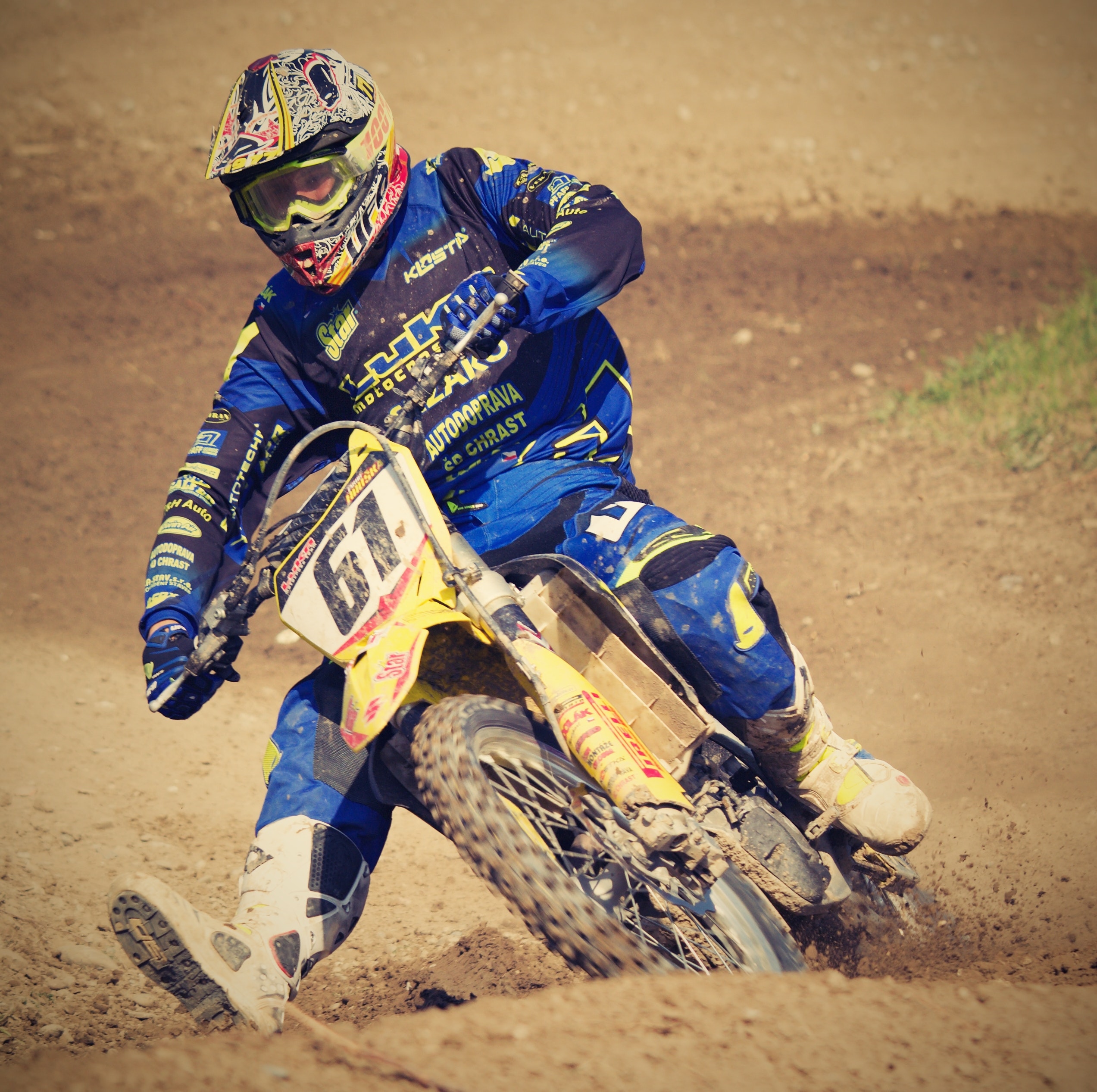 Blue Dirt Bike Wallpapers