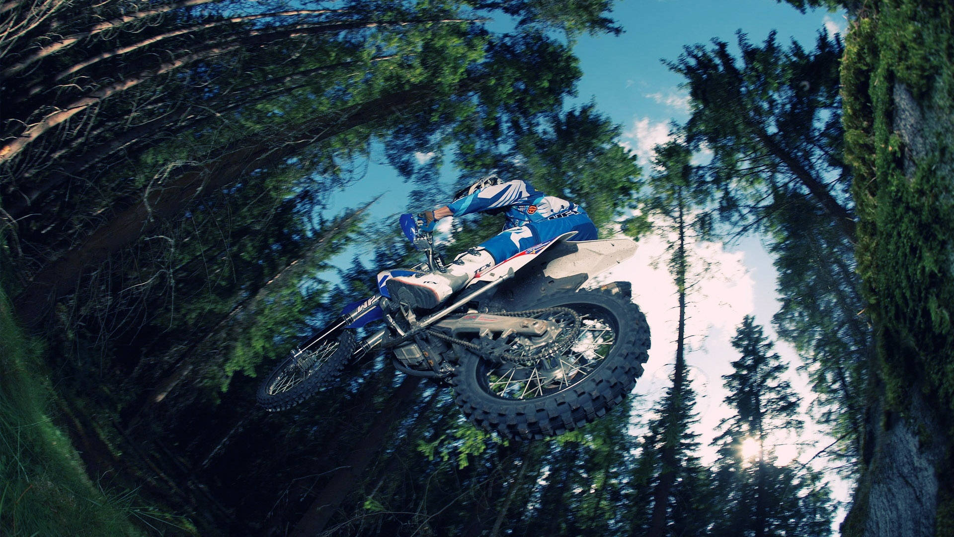 Blue Dirt Bike Wallpapers