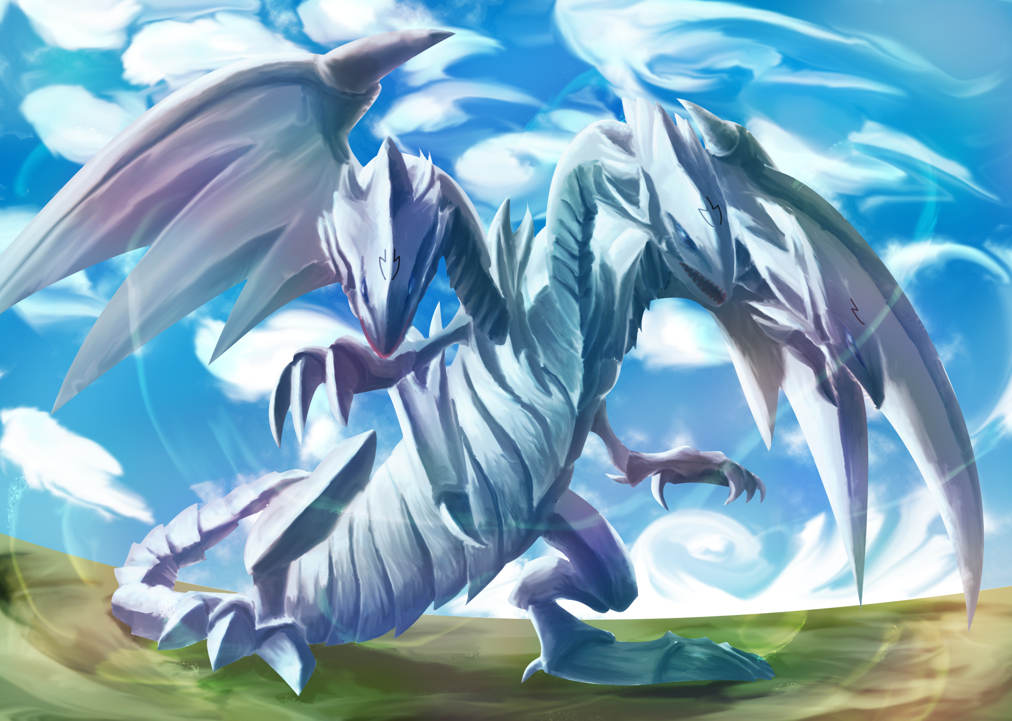 Blue Eyes White Dragon Wallpapers