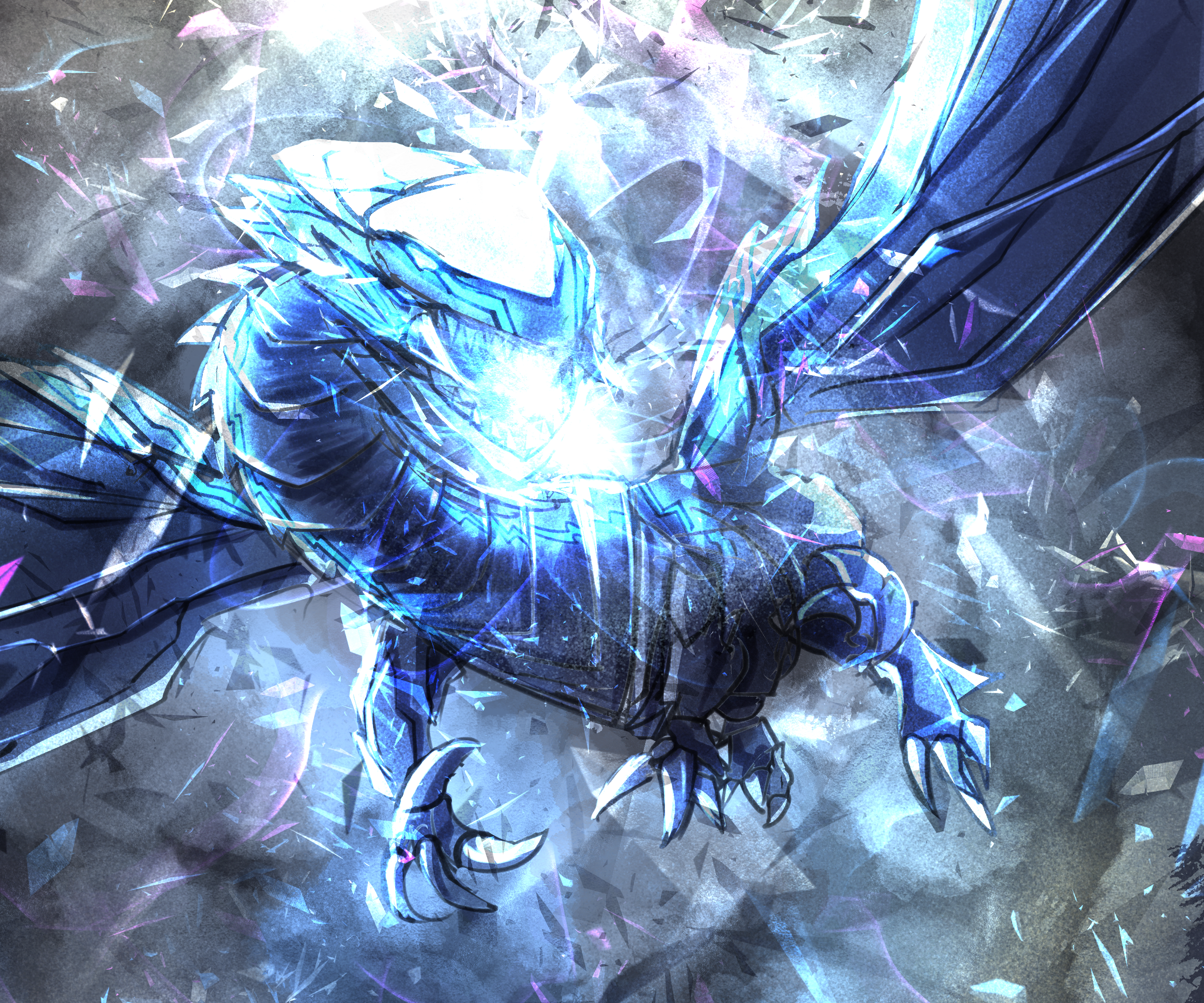 Blue Eyes White Dragon Wallpapers