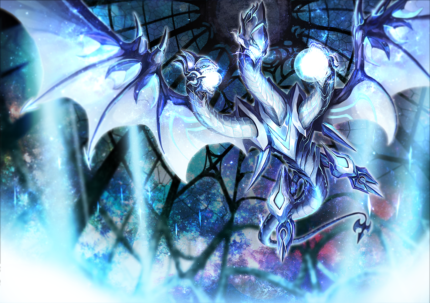 Blue Eyes White Dragon Wallpapers