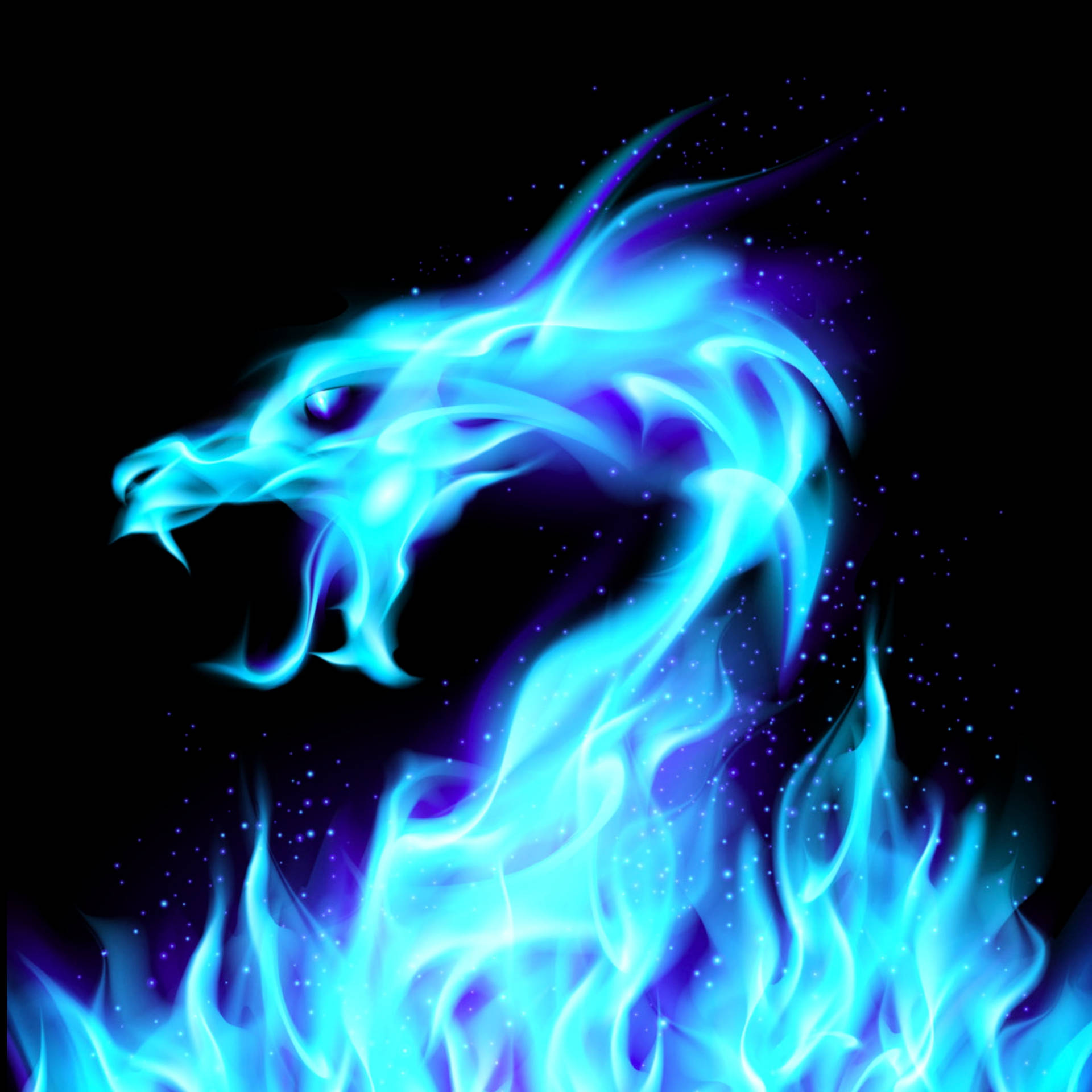 Blue Flames Wallpapers