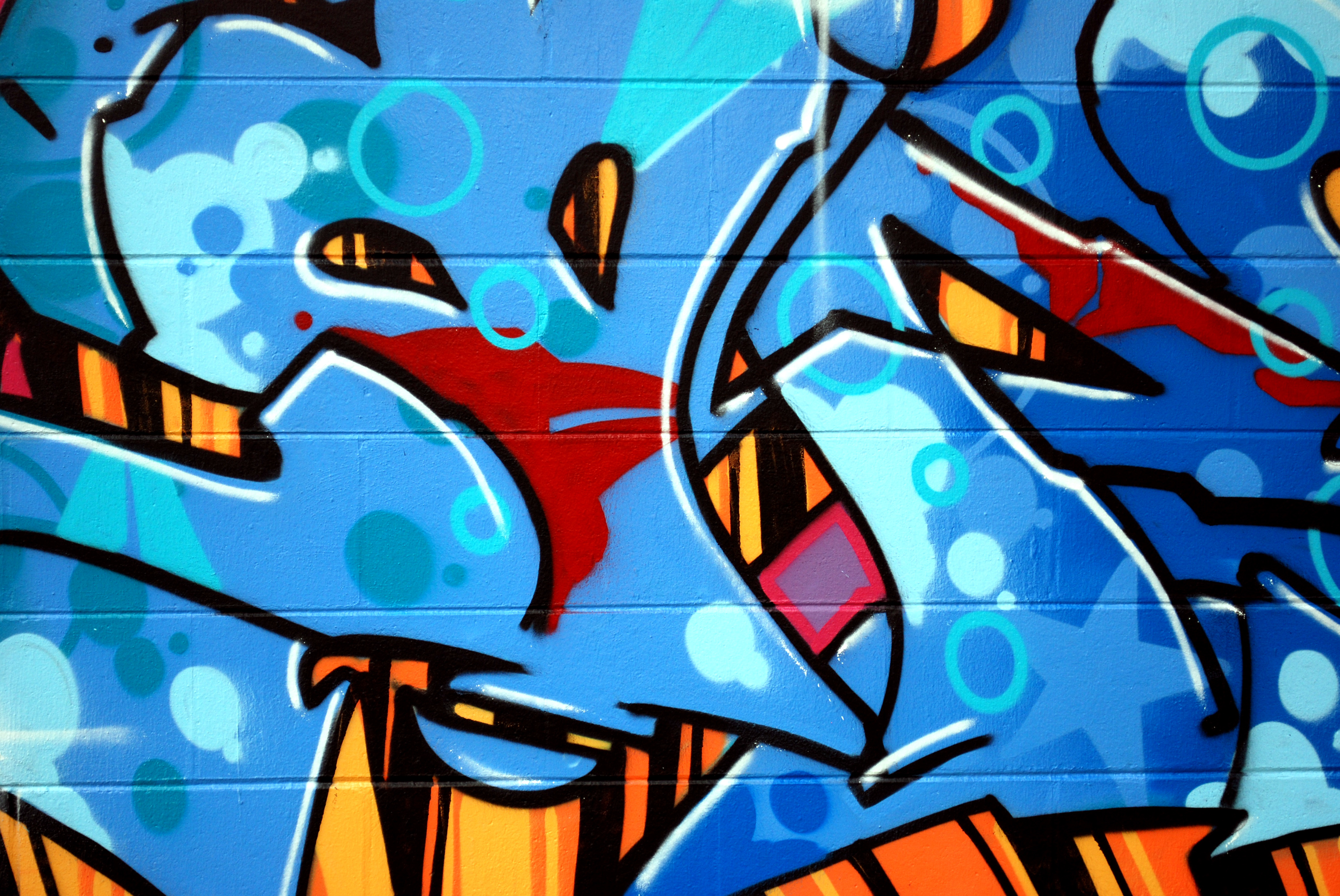 Blue Graffiti Wallpapers