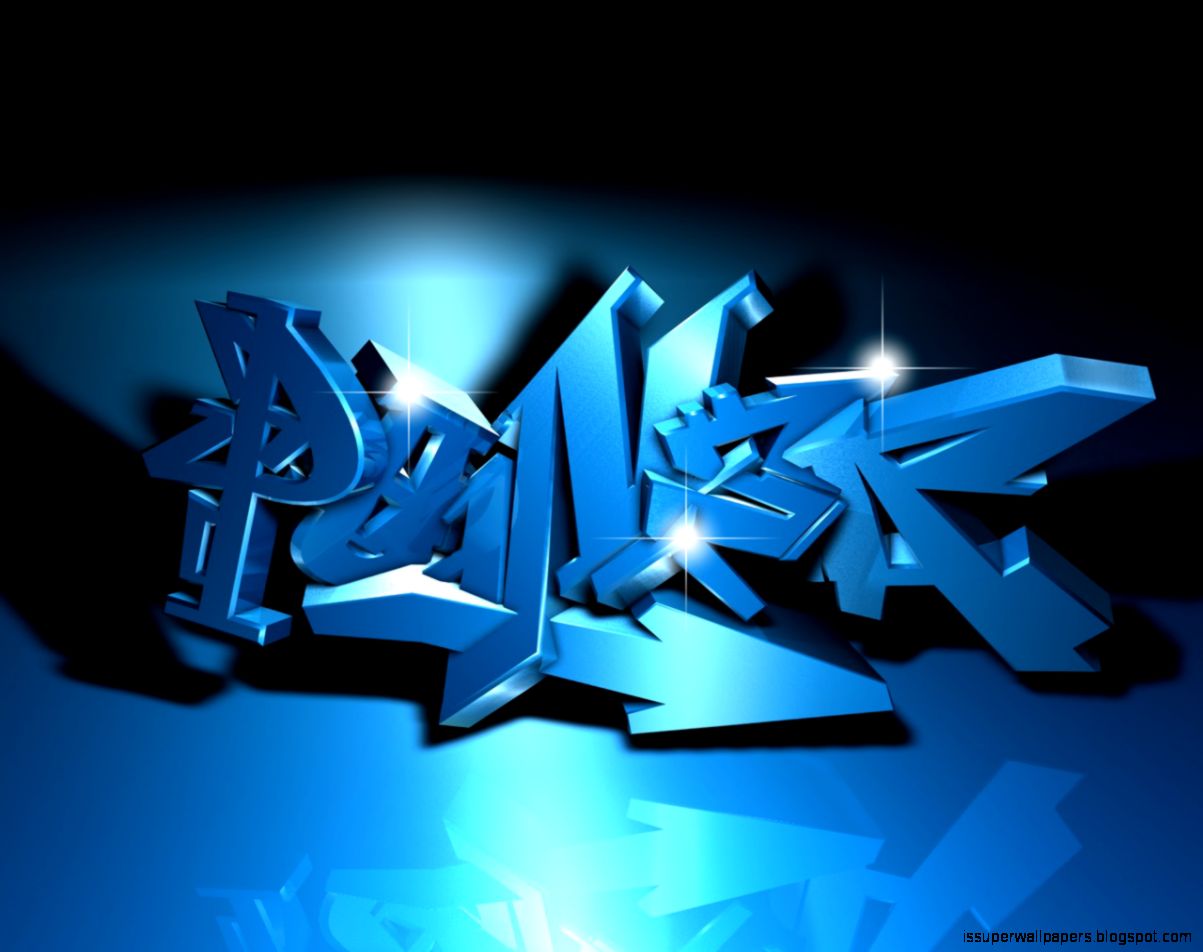 Blue Graffiti Wallpapers