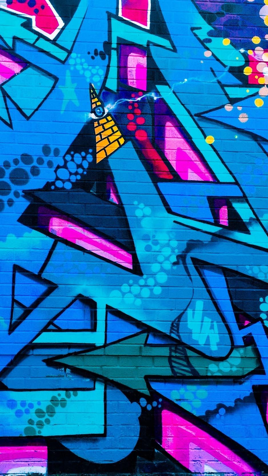 Blue Graffiti Wallpapers