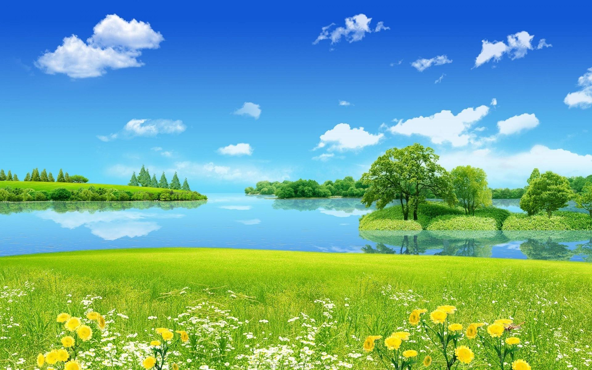 Blue Green Nature Wallpapers