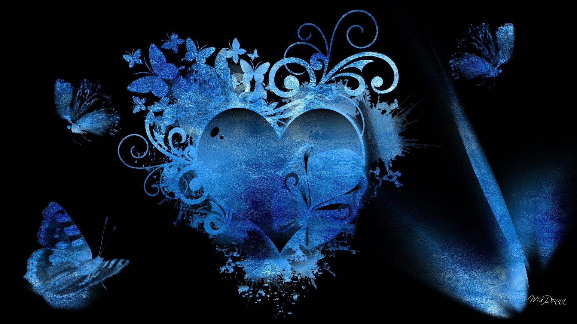 Blue Heart Wallpapers