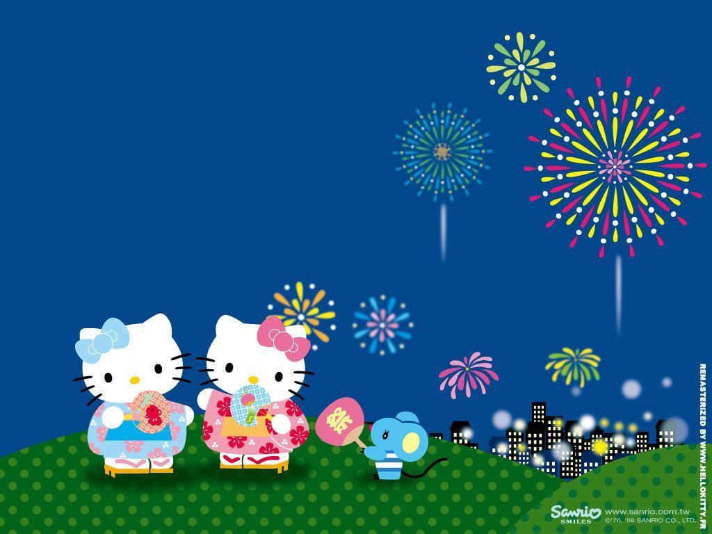 Blue Hello Kitty Wallpapers