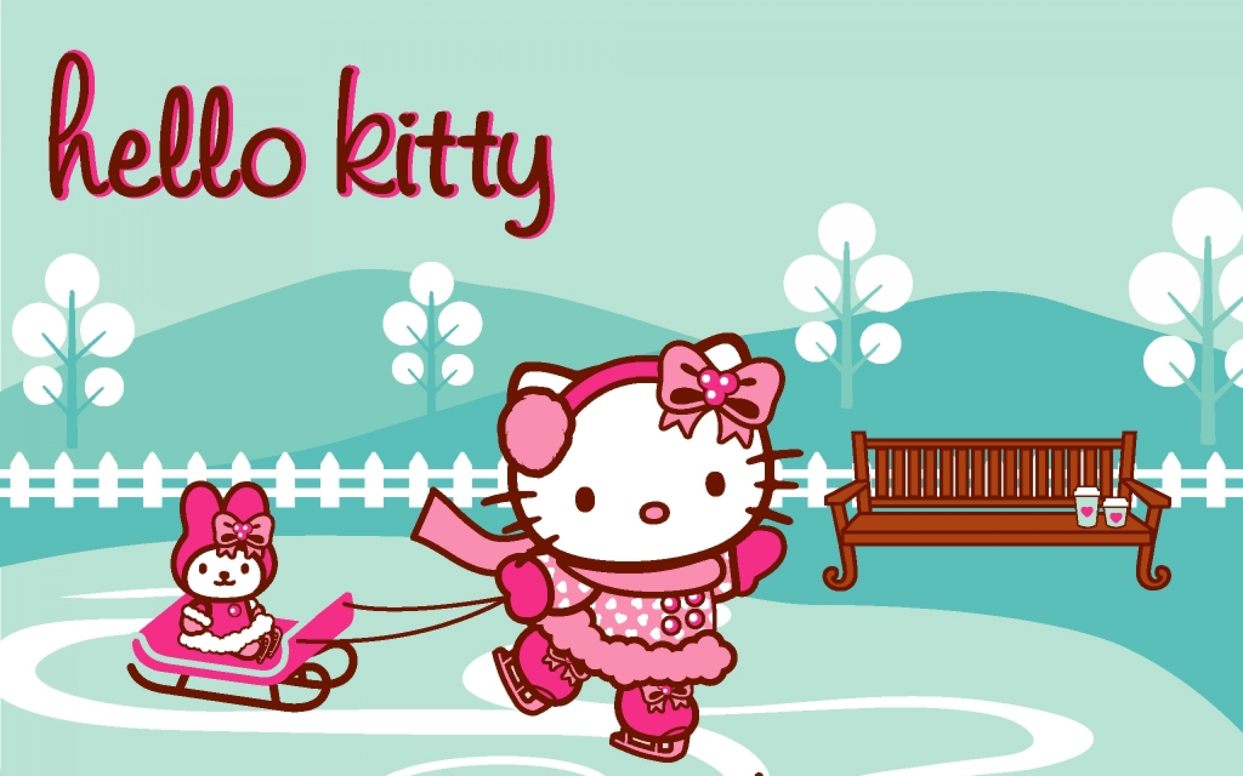 Blue Hello Kitty Wallpapers