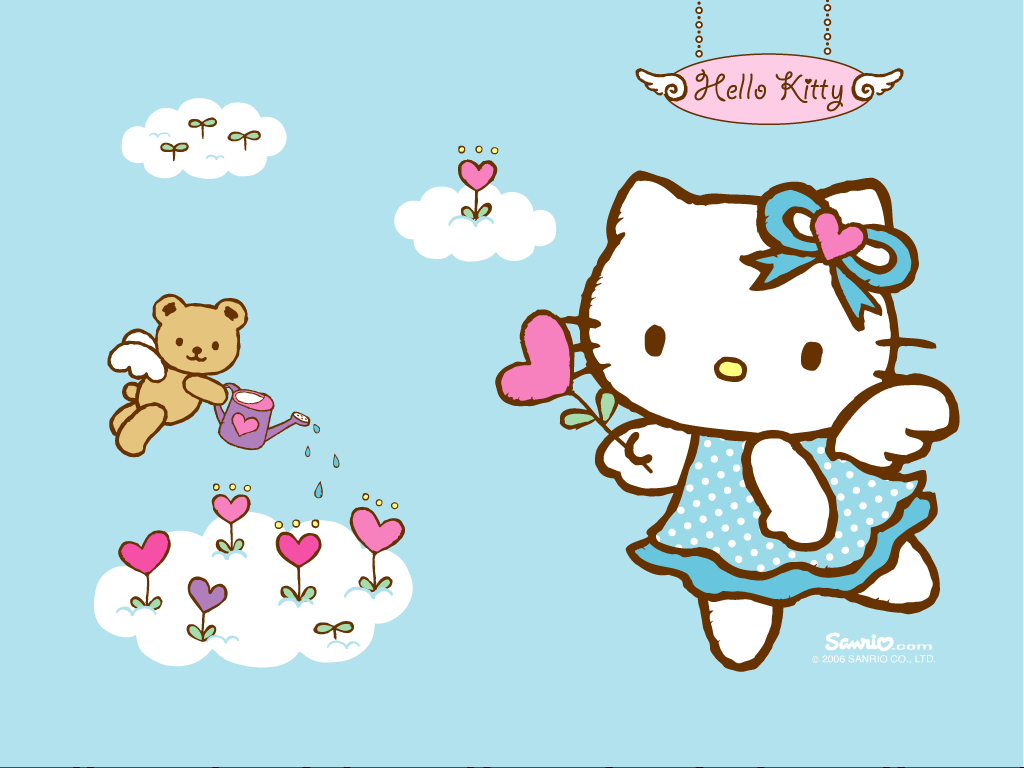 Blue Hello Kitty Wallpapers