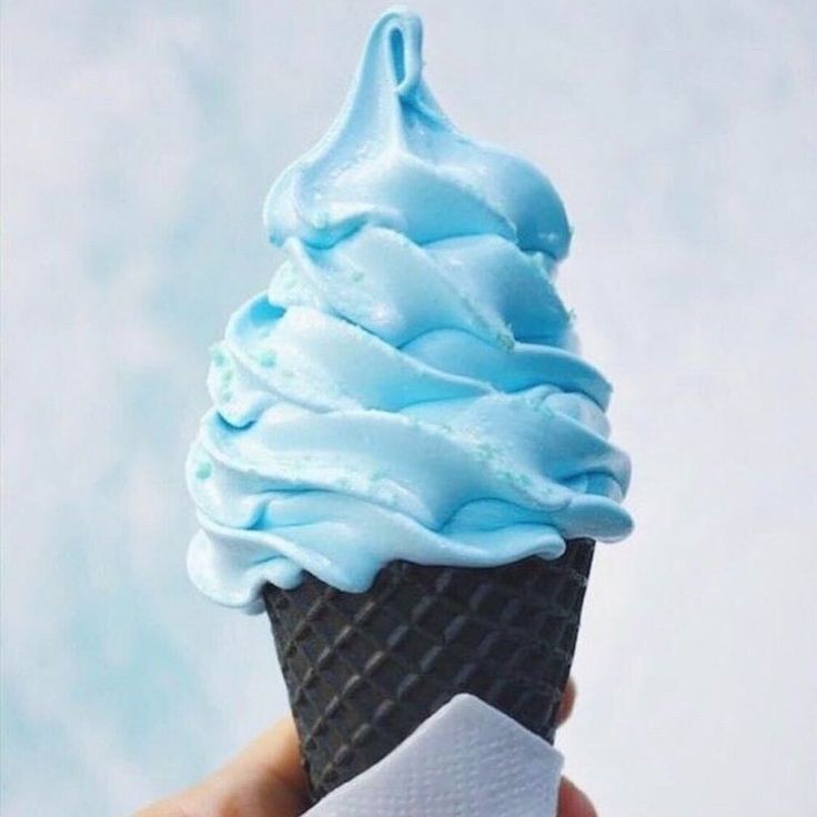 Blue Ice Cream Aesthetic Wallpapers