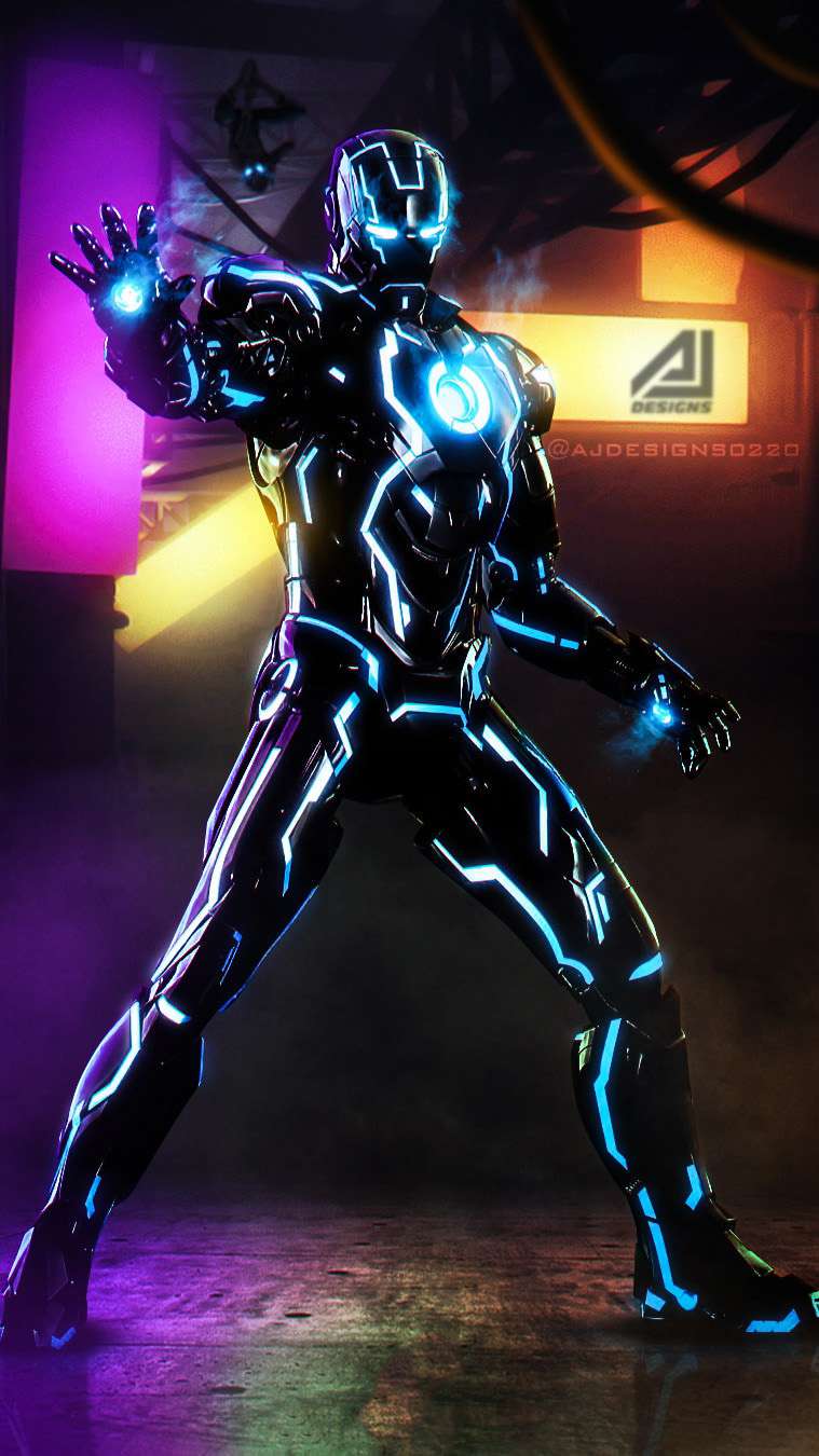 Blue Iron Man Wallpapers