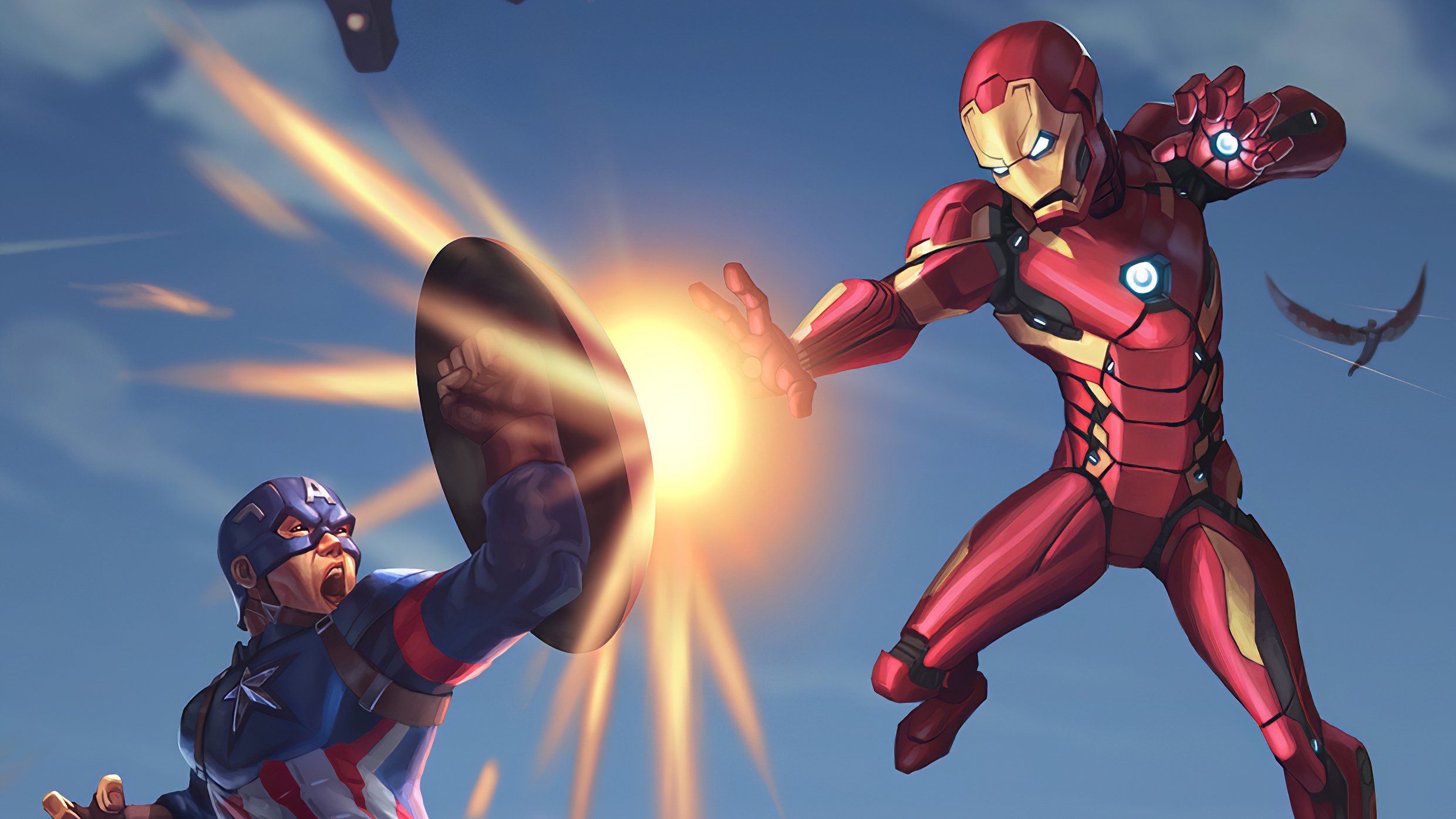 Blue Iron Man Wallpapers