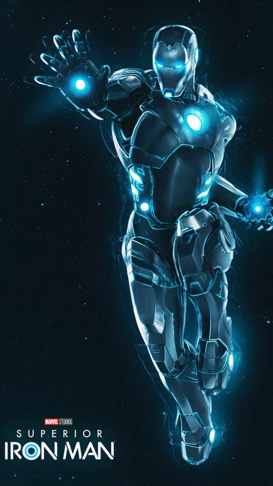 Blue Iron Man Wallpapers