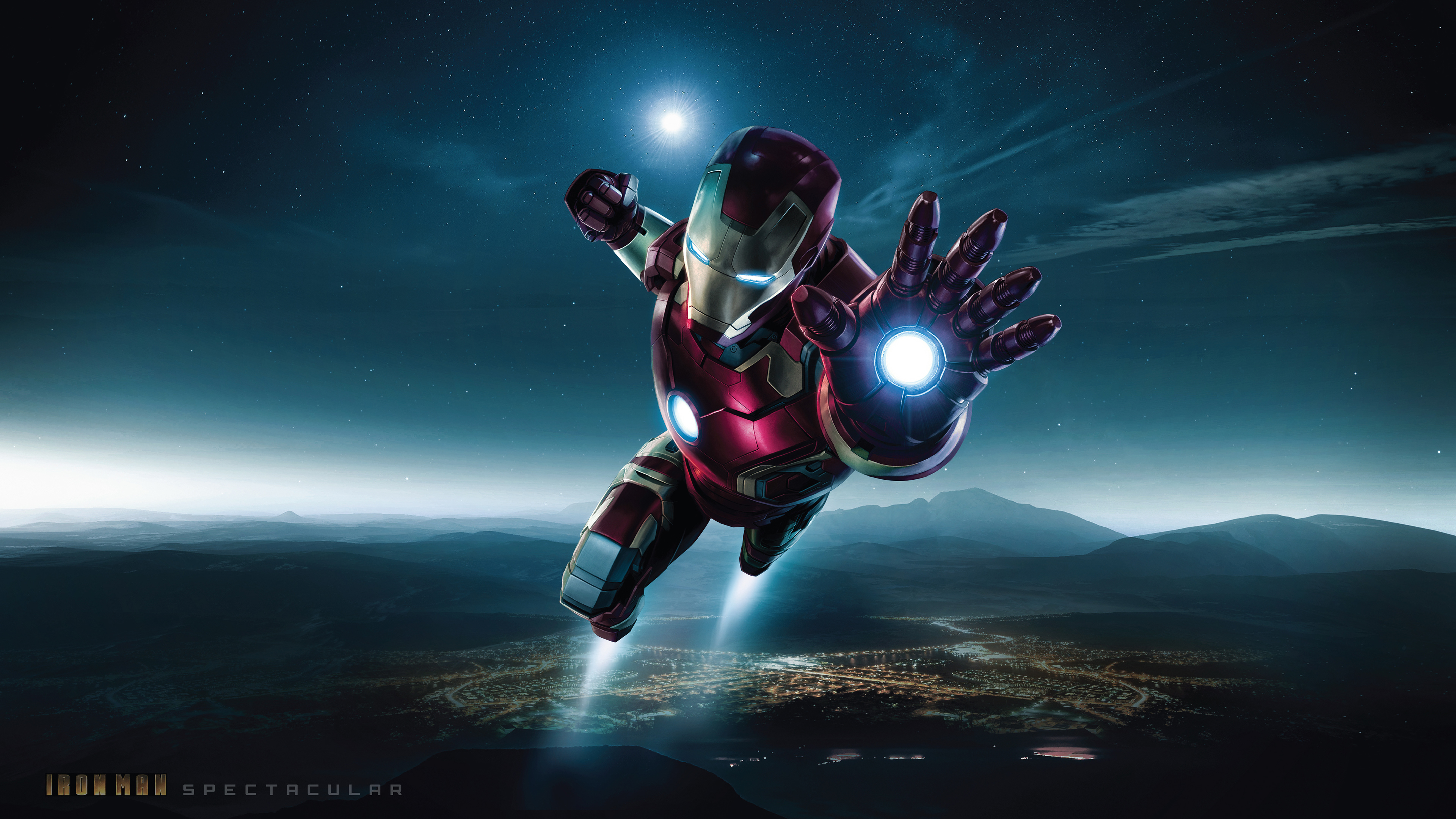 Blue Iron Man Wallpapers