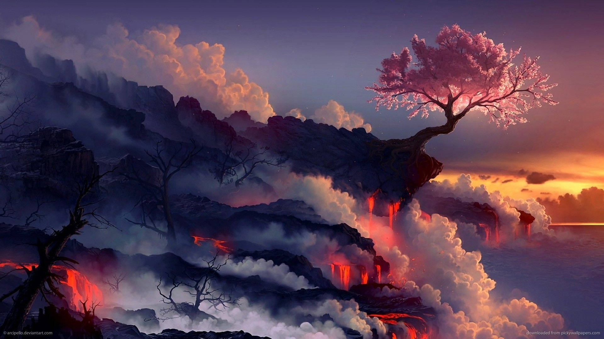 Blue Lava Wallpapers