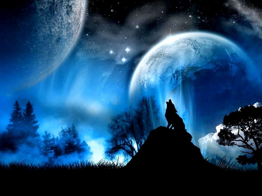 Blue Moon Landscapes Wallpapers