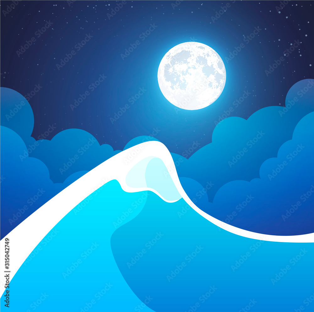 Blue Moon Landscapes Wallpapers