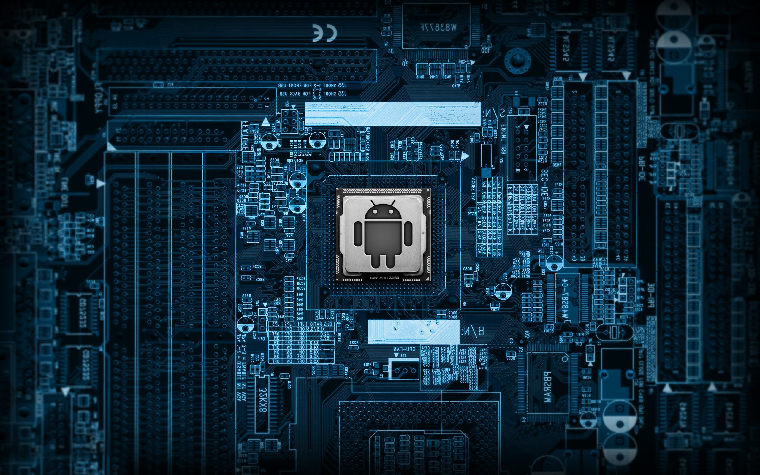 Blue Motherboard Wallpapers