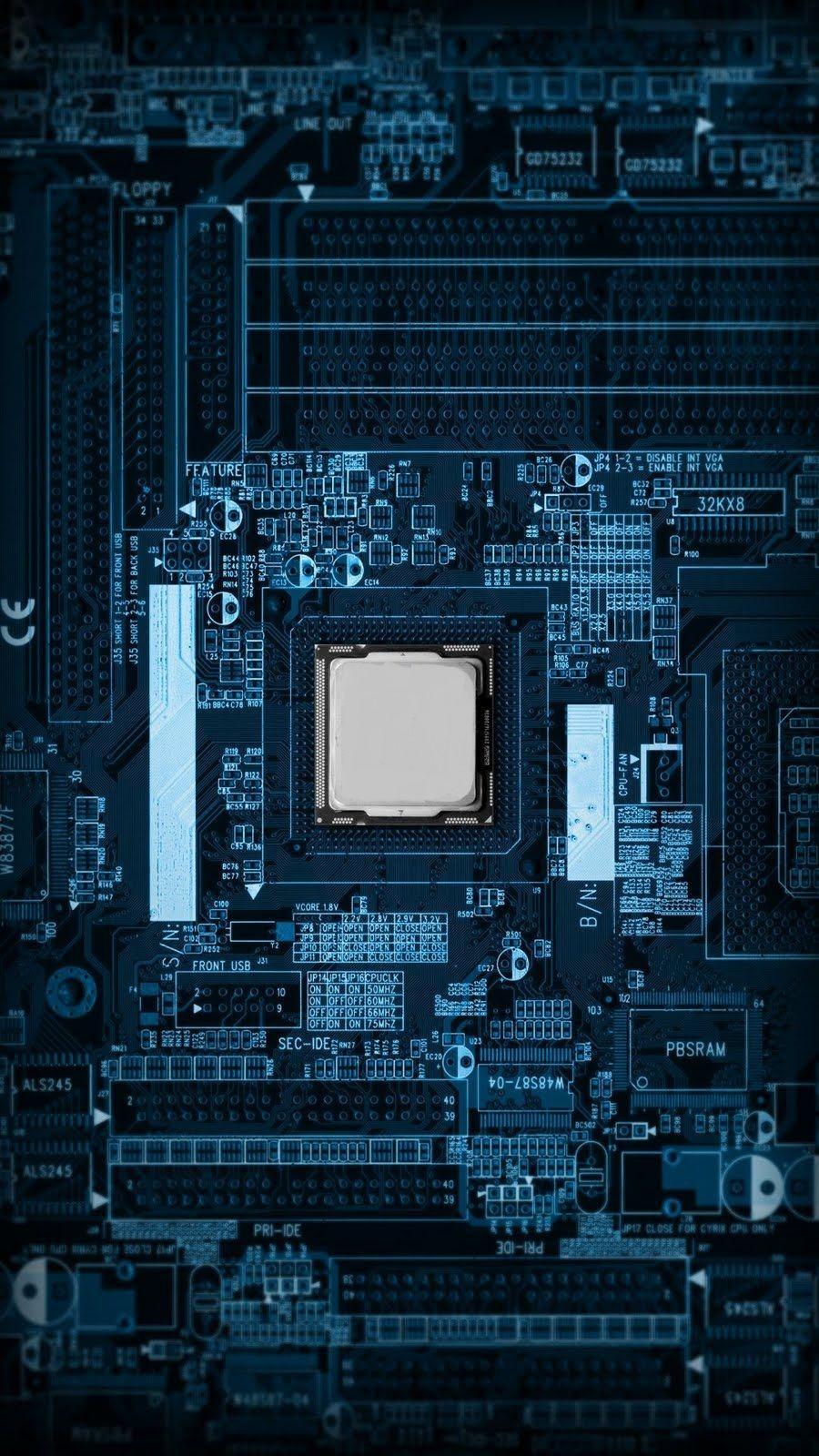 Blue Motherboard Wallpapers