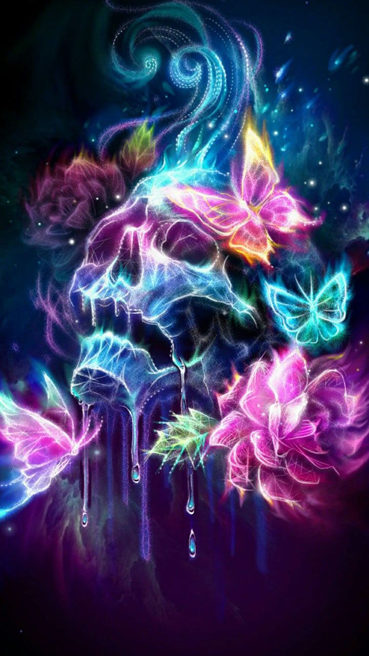 Blue Neon Butterfly Wallpapers