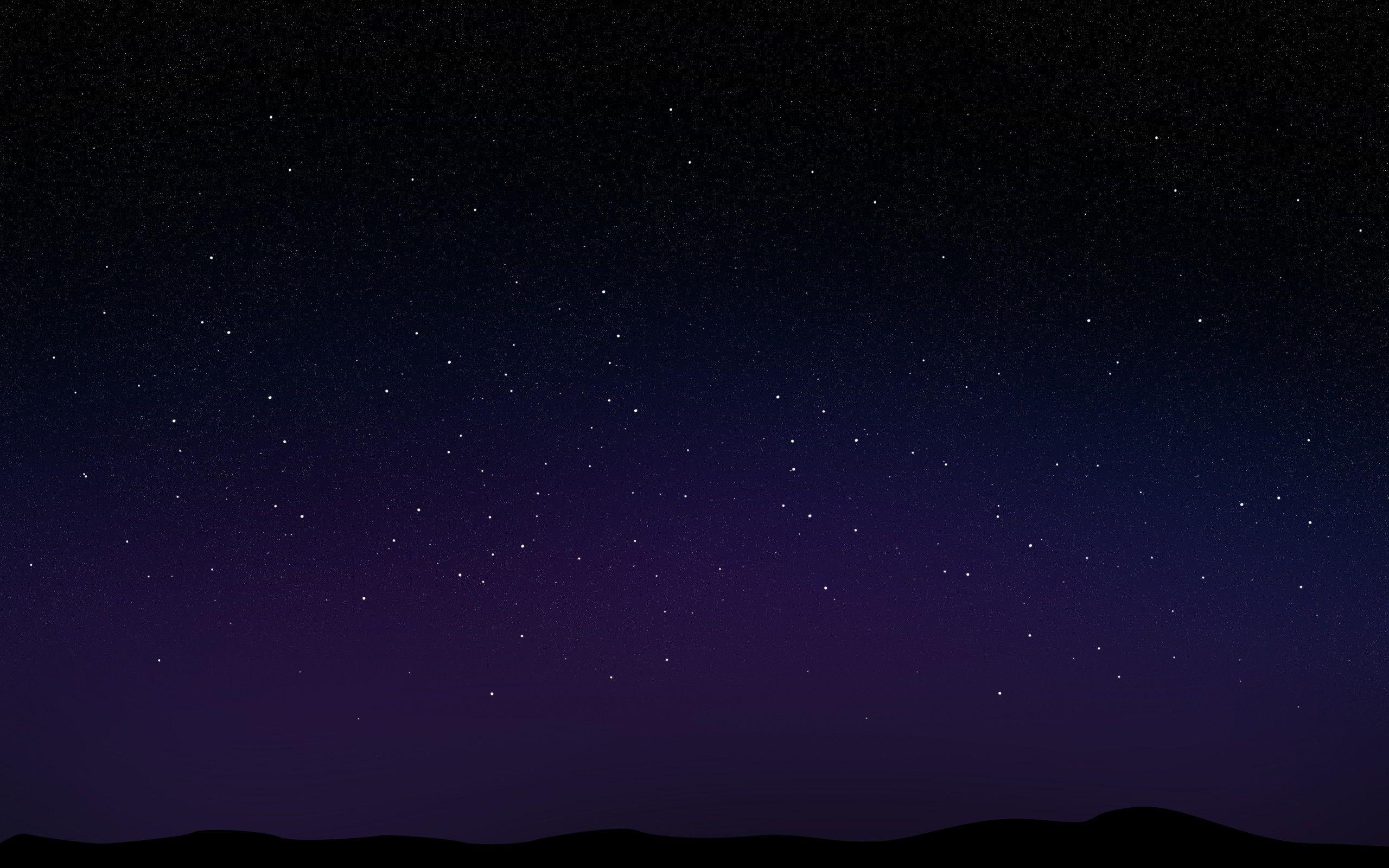 Blue Night Sky Wallpapers