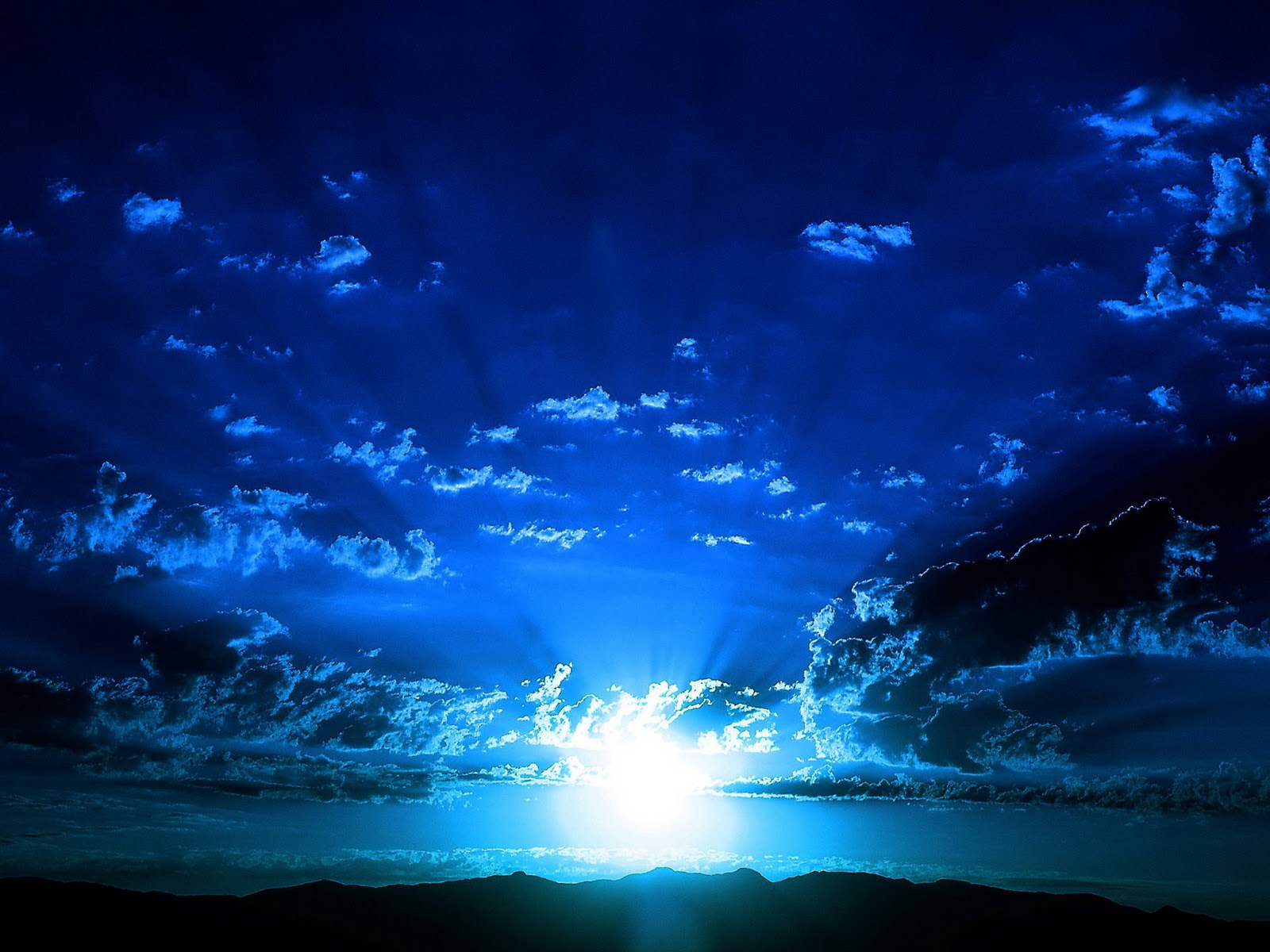 Blue Night Sky Wallpapers