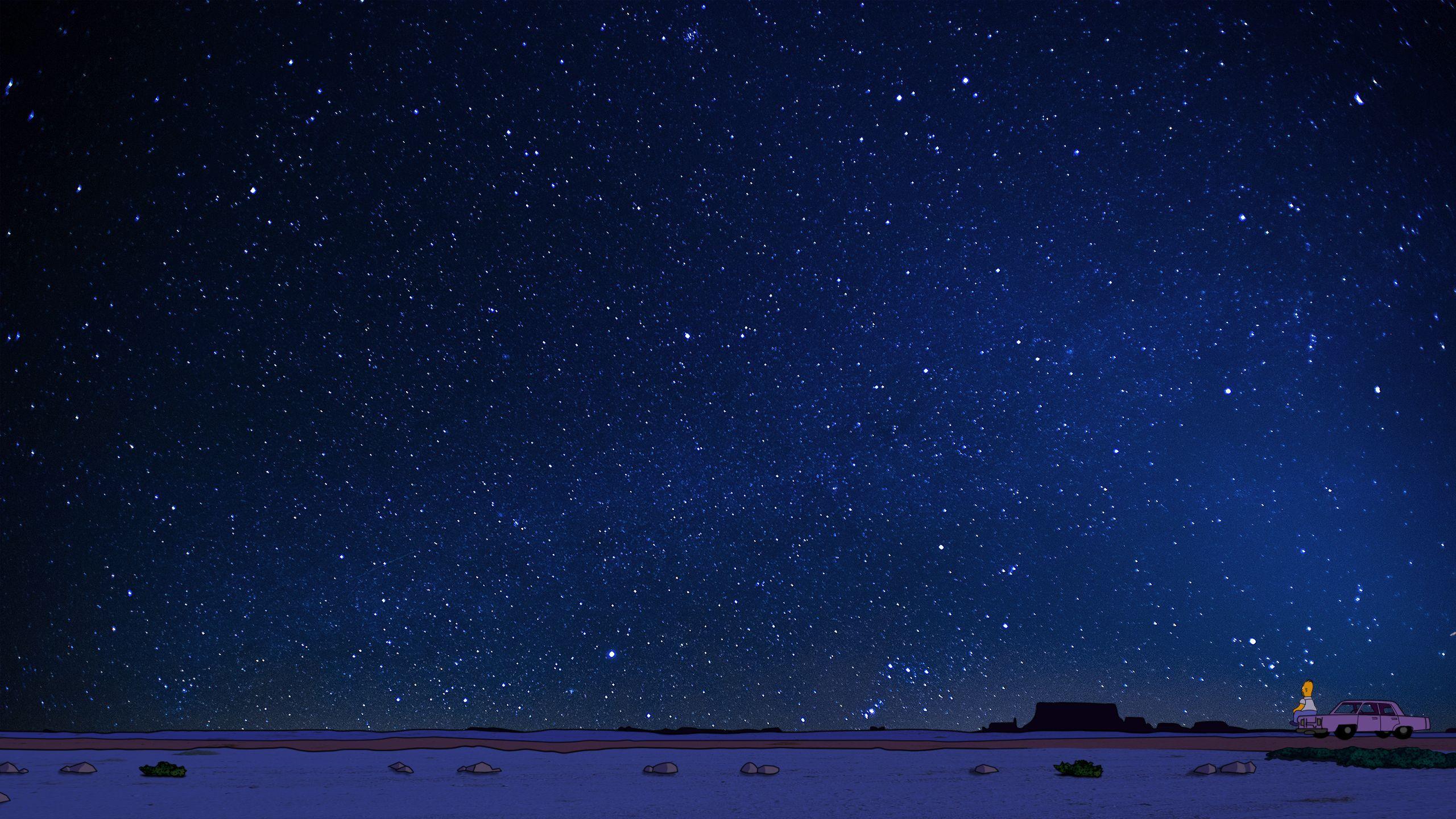 Blue Night Sky Wallpapers