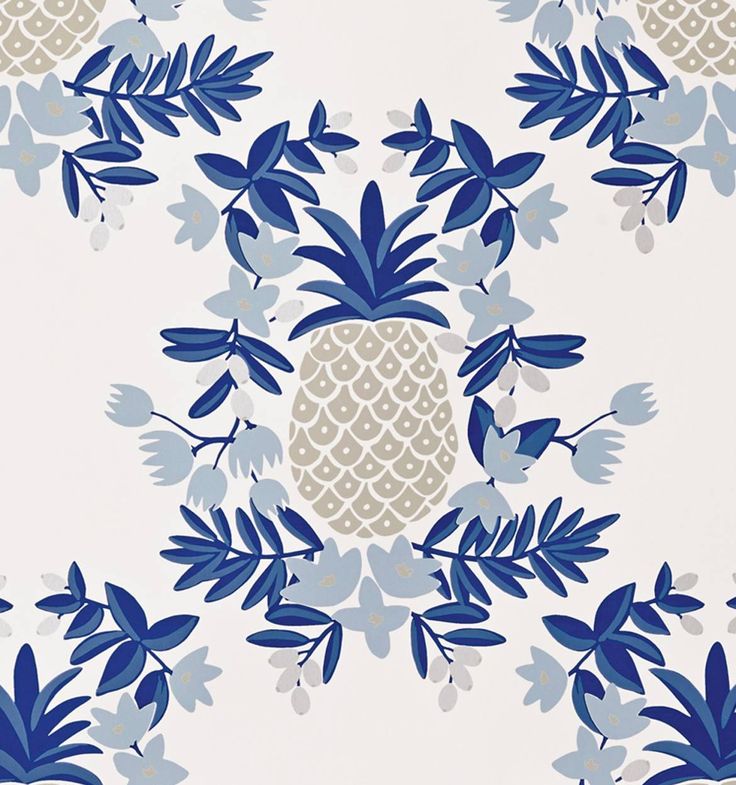 Blue Pineapple Wallpapers