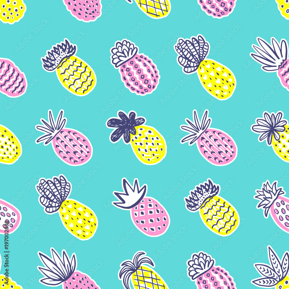 Blue Pineapple Wallpapers