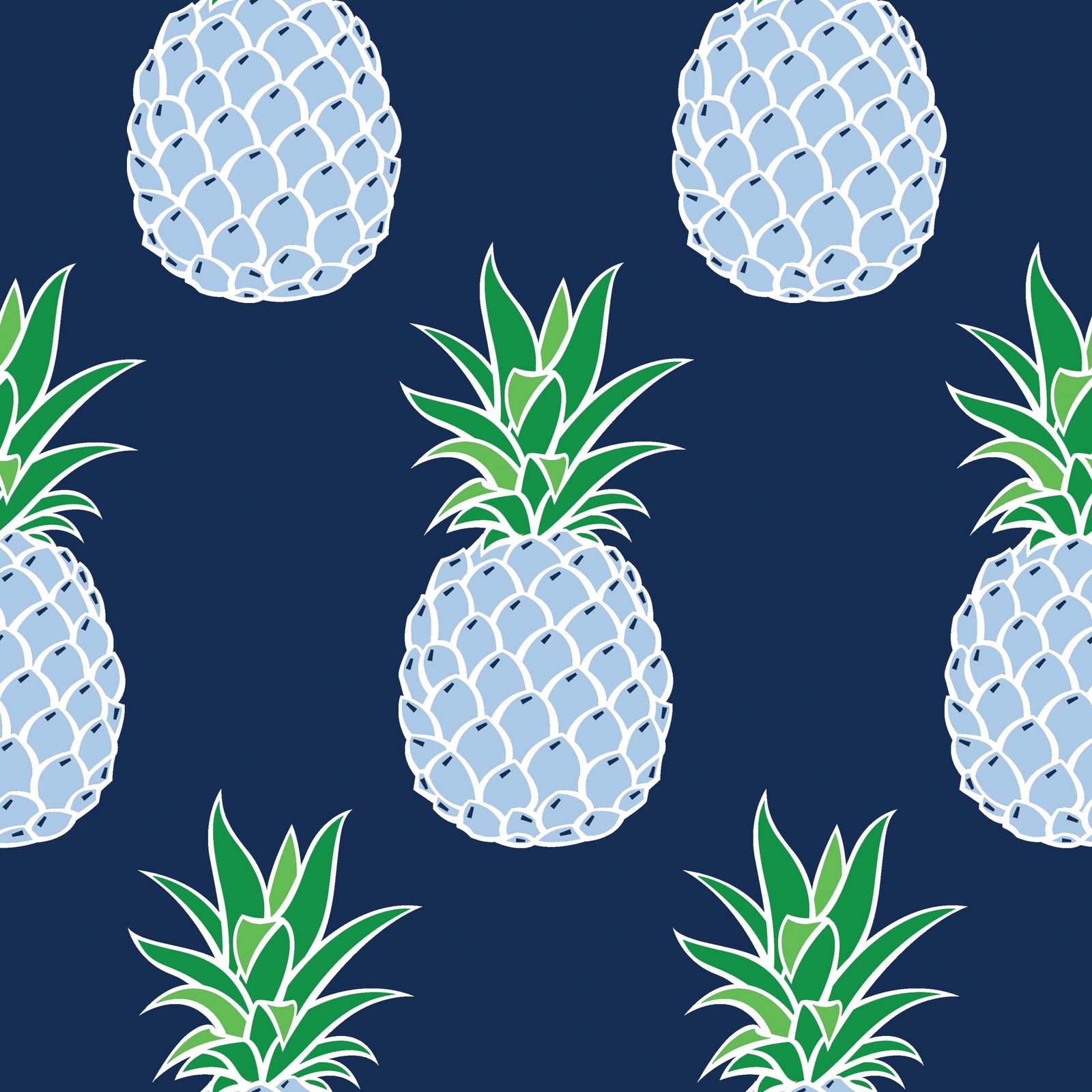 Blue Pineapple Wallpapers