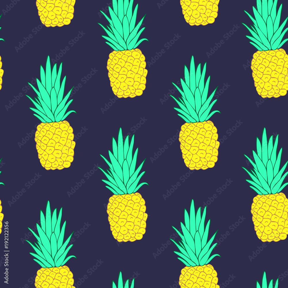 Blue Pineapple Wallpapers