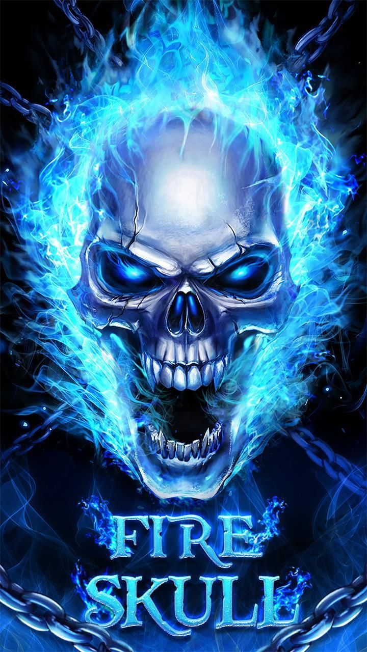 Blue Skull Wallpapers