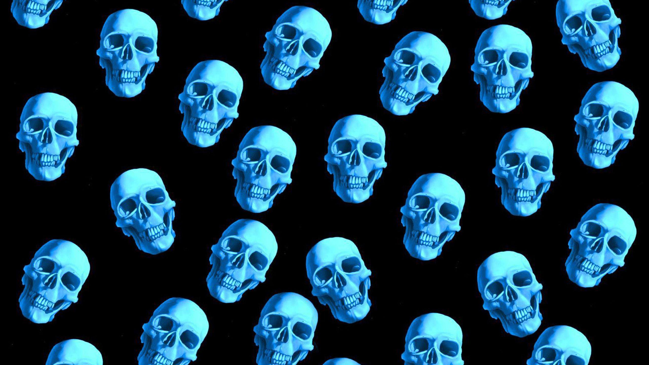 Blue Skull Wallpapers