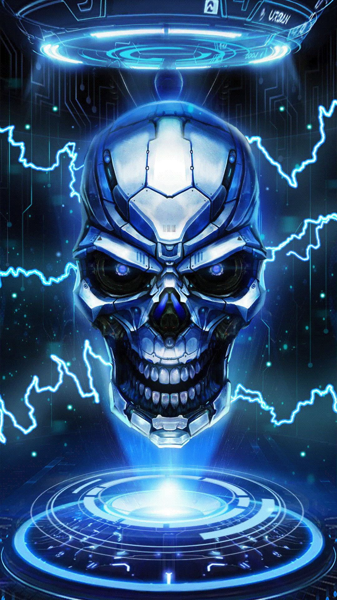 Blue Skull Wallpapers