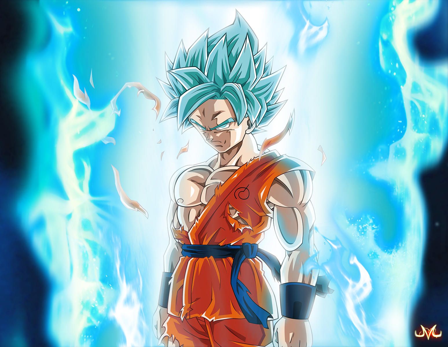 Blue Super Saiyan Goku Wallpapers