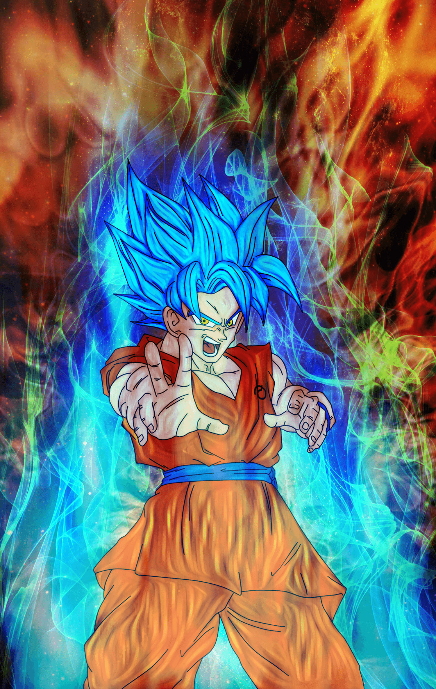 Blue Super Saiyan Goku Wallpapers