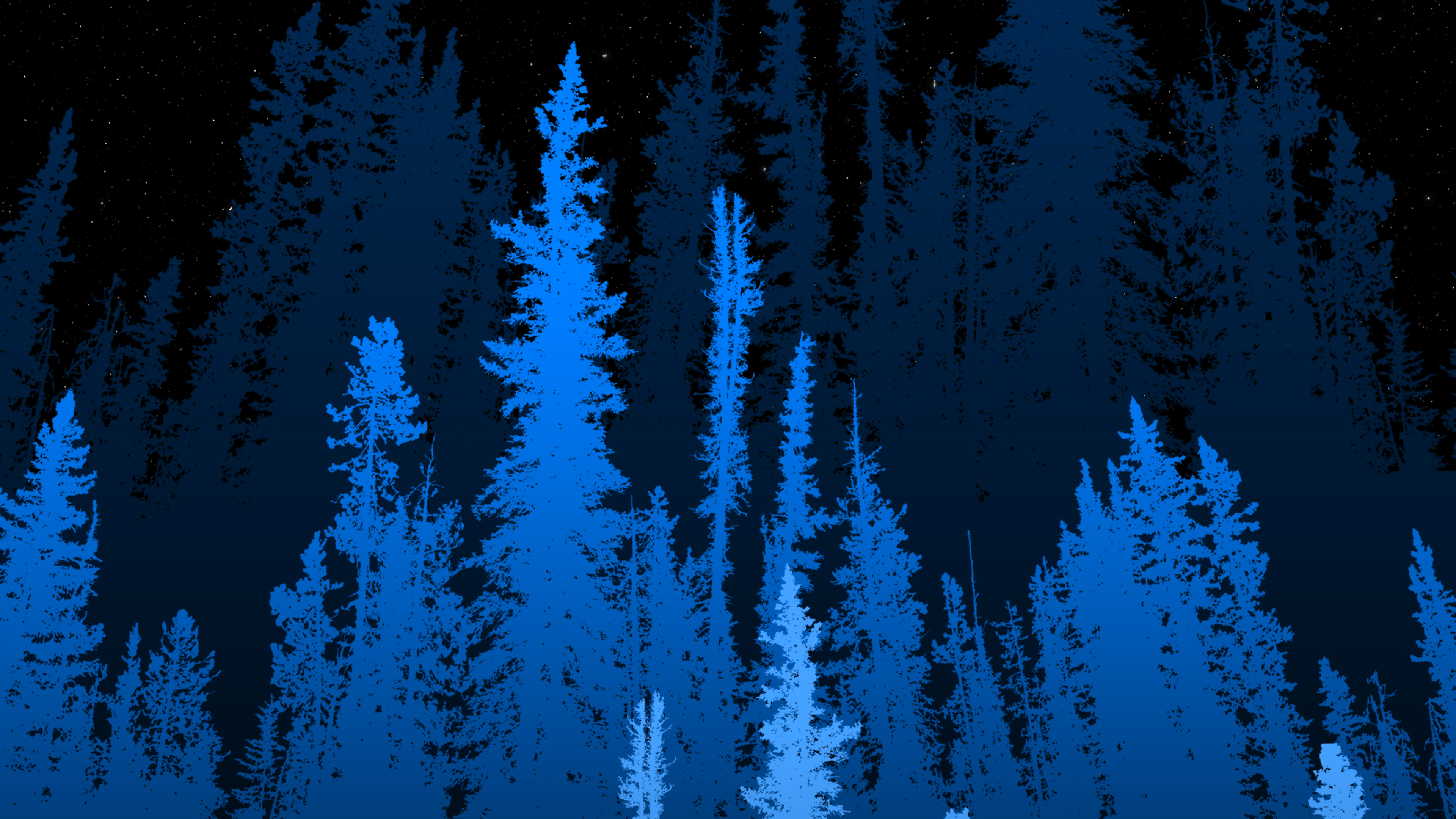 Blue Trees Wallpapers