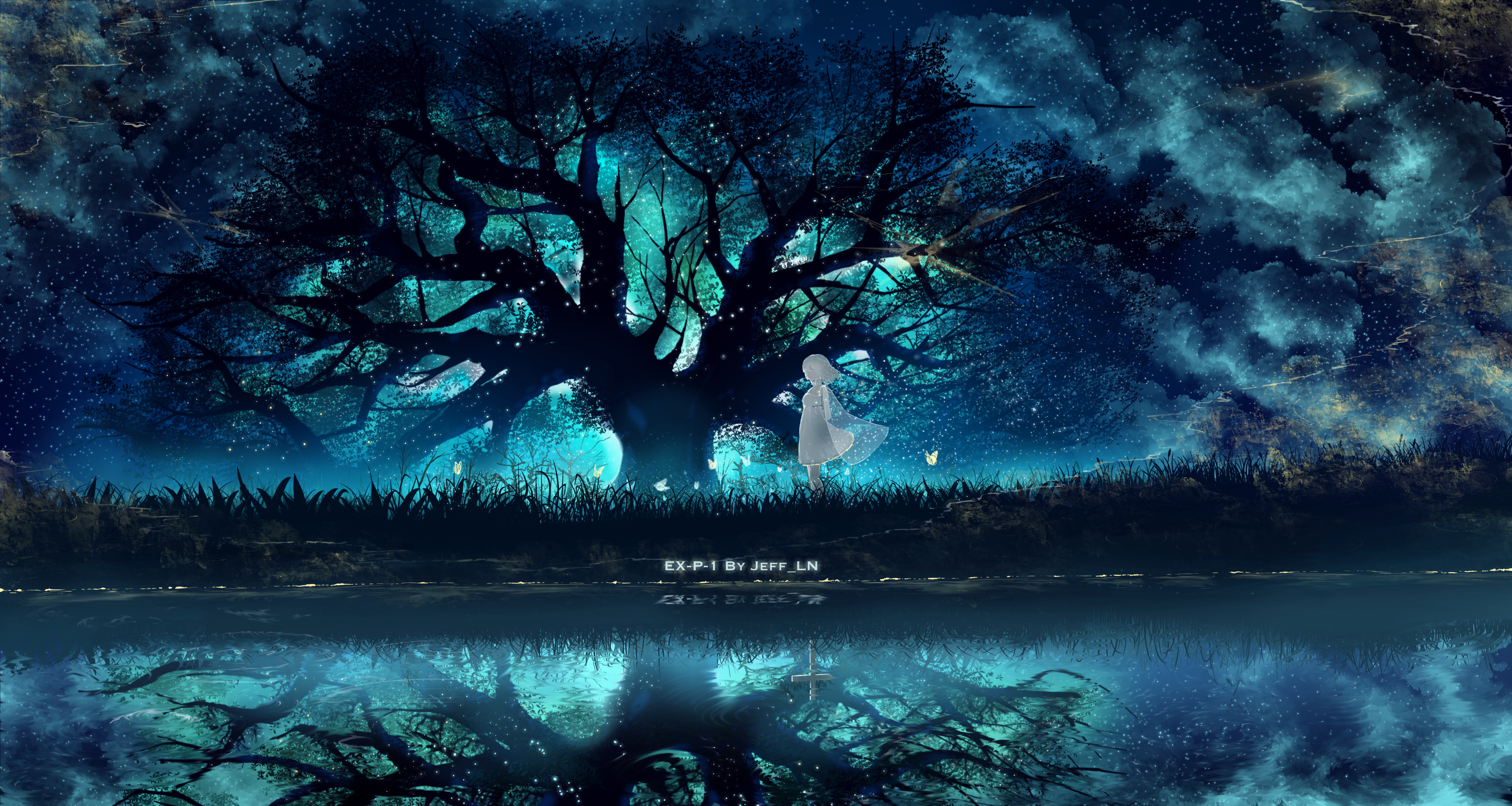 Blue Trees Wallpapers